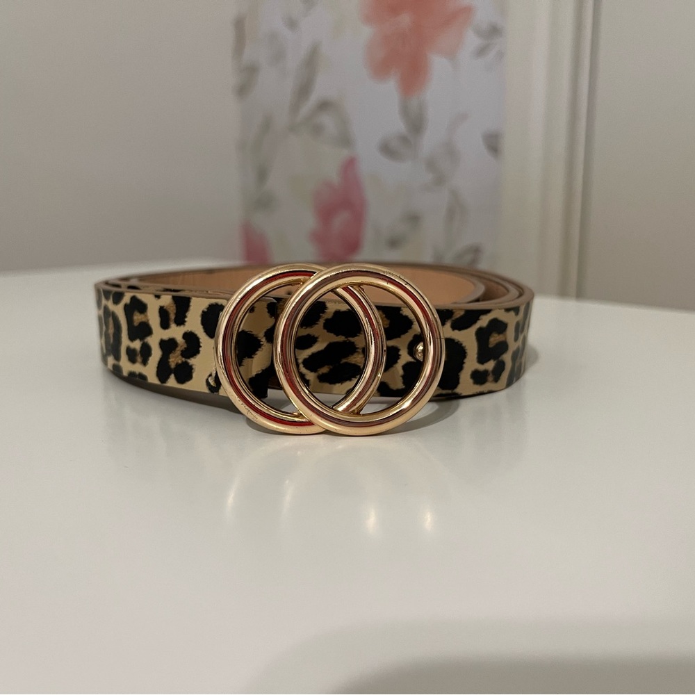 Cheetah Print Belt
